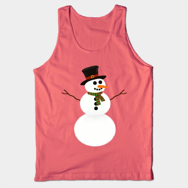 Snowman Tank Top by tothemoons